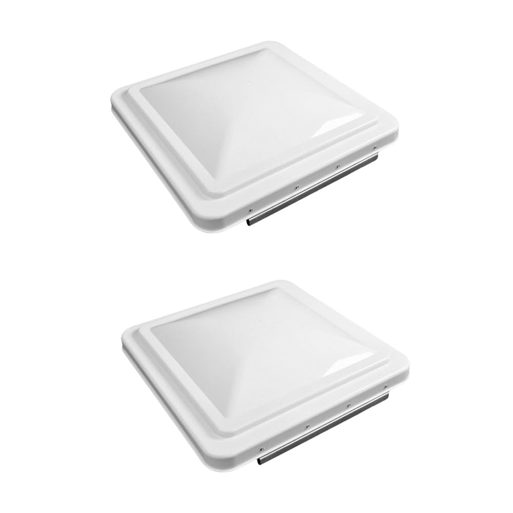 2 PCS 14x14 Inch White RV Vent Cover L8185