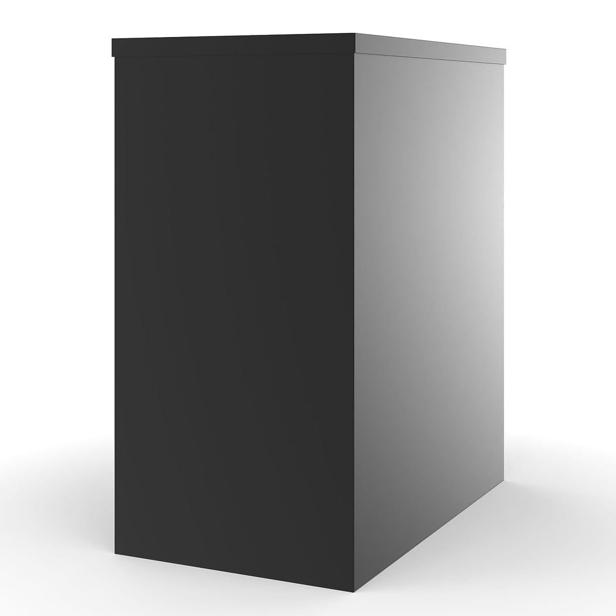 Black 2 Drawer Letter Size Lockable File Cabinet T4251