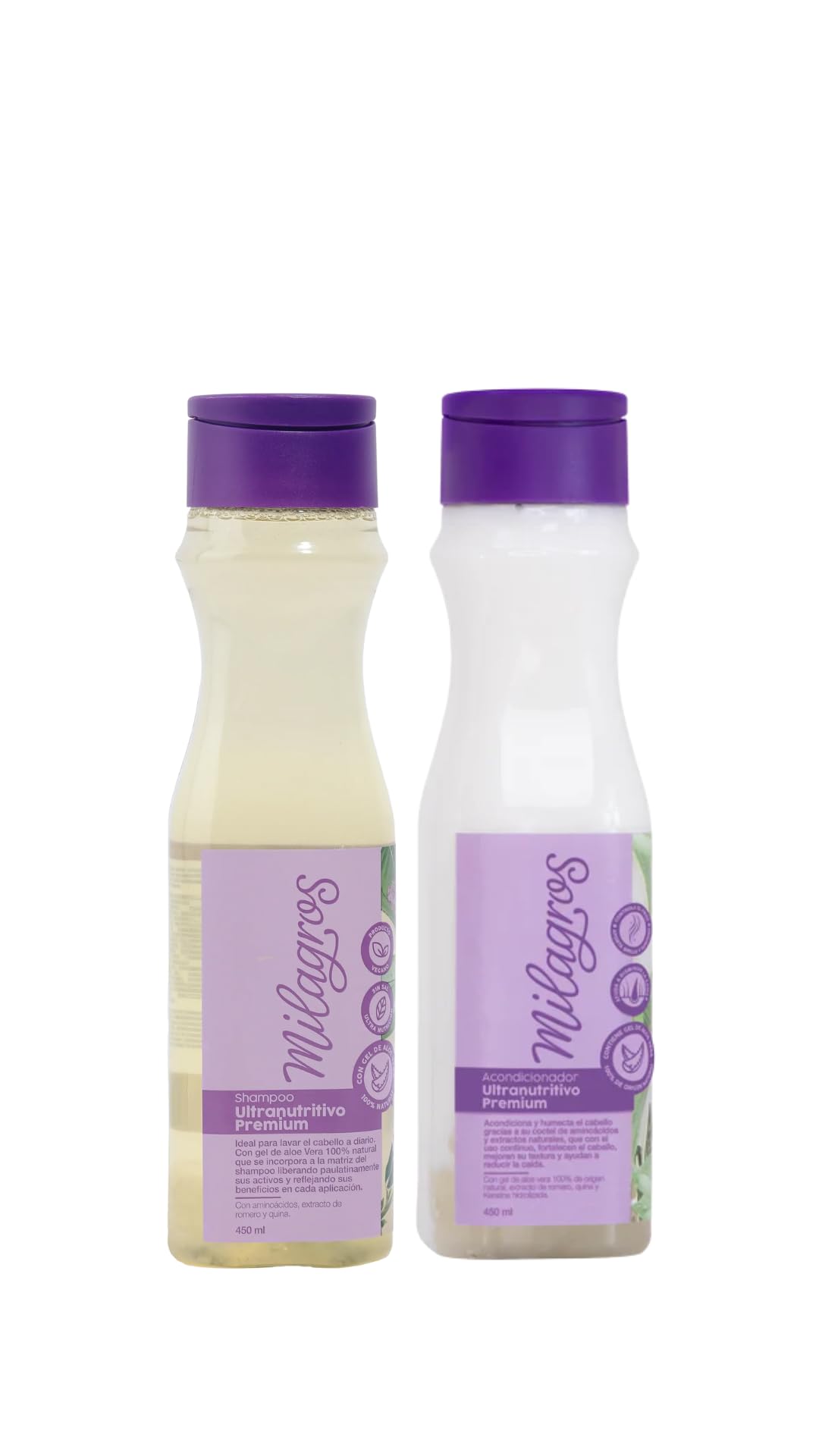 Sulfate-Free Shampoo & Conditioner Set with Coconut Oil 2 x 500 ml V315