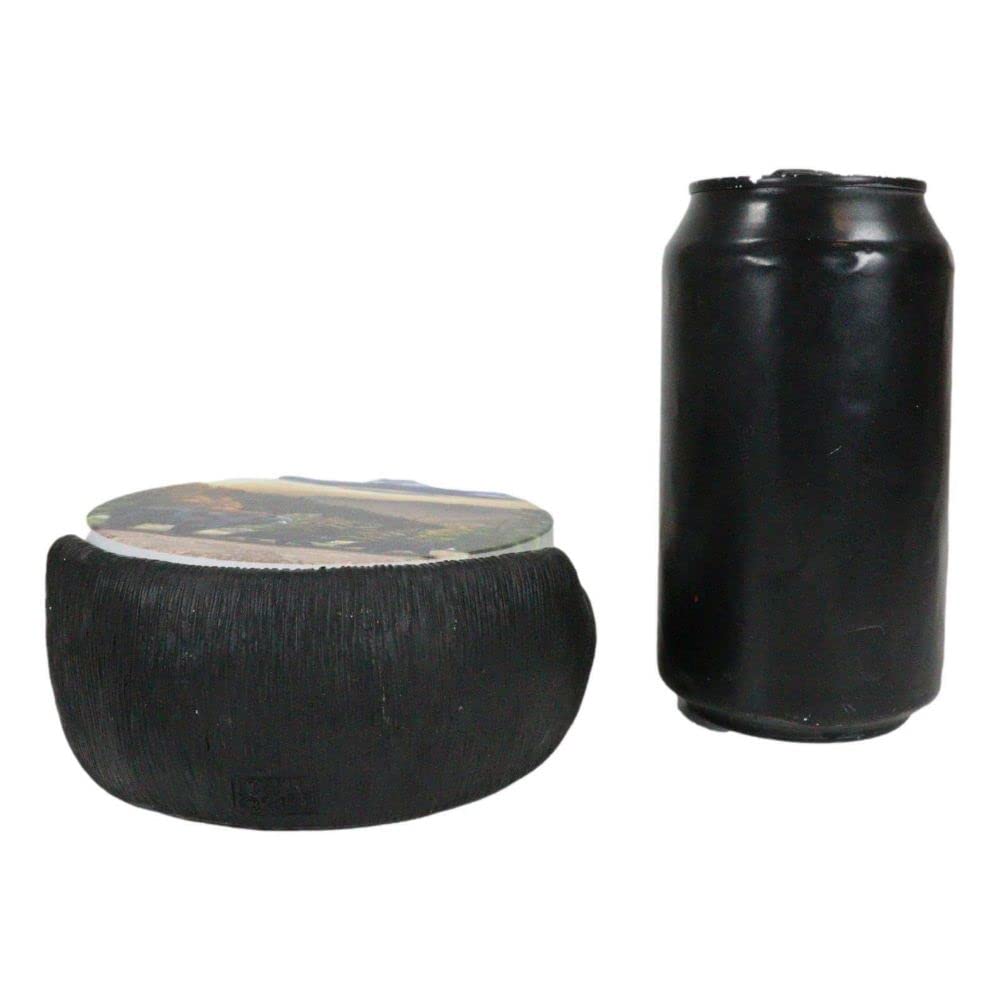 Black Bear Coaster Holder with 4 Coasters Set V30125