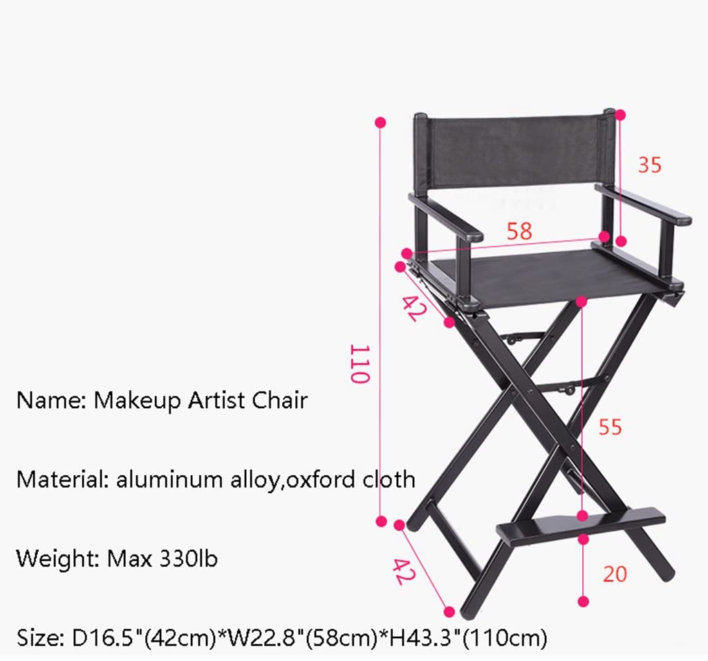 Folding Lightweight Aluminum Director's Chair H40760