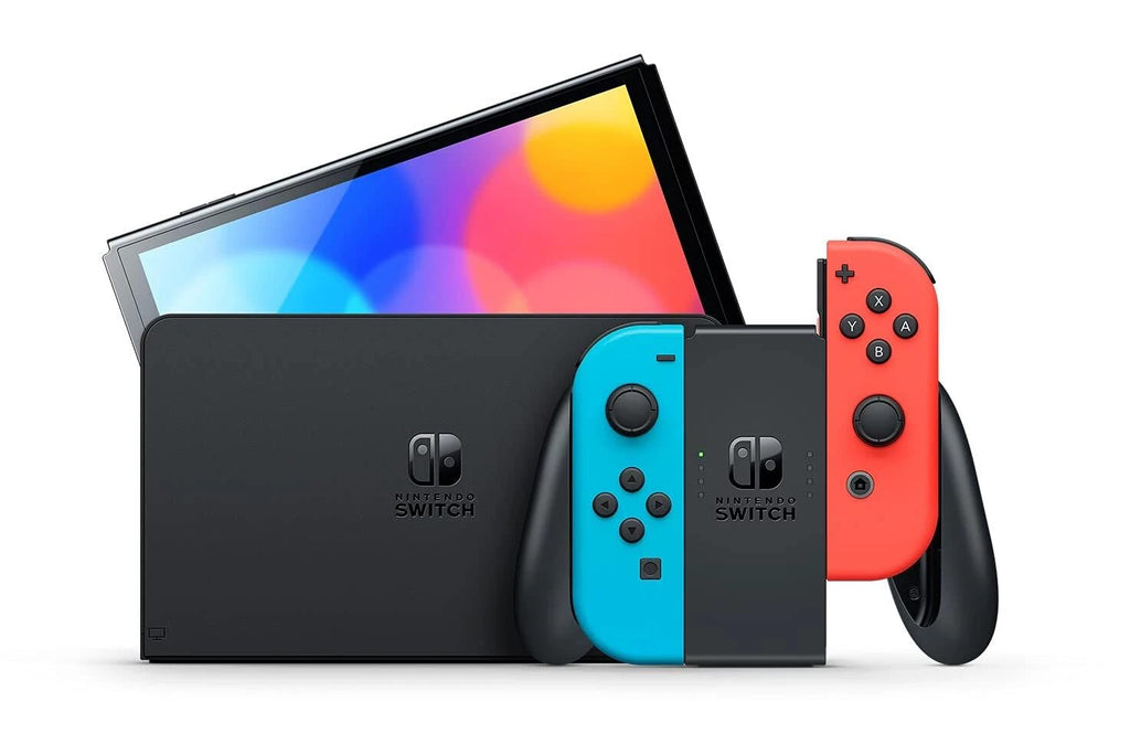 Nintendo Switch OLED Model Neon Red Neon Blue Joy-Con N600273