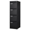 4 Drawer Lock Metal Vertical File Cabinet S94450