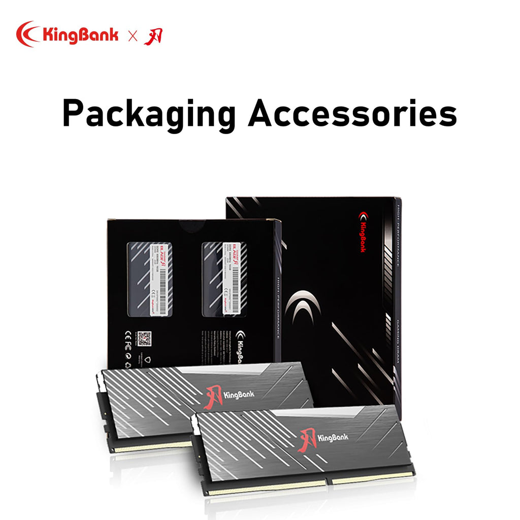 DDR5 32GB (2x16GB) 6400MT/s CL32 Desktop Memory with Heatsink W697