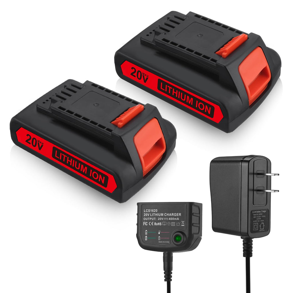 20V 4.0Ah Lithium Battery 2 Pack S20078