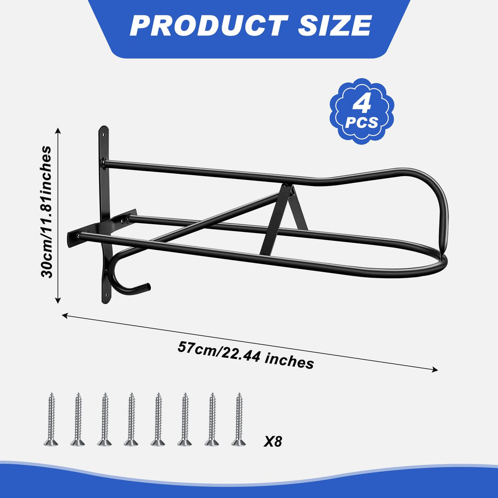 4 Sets Wall Mounted Saddle Rack A70735