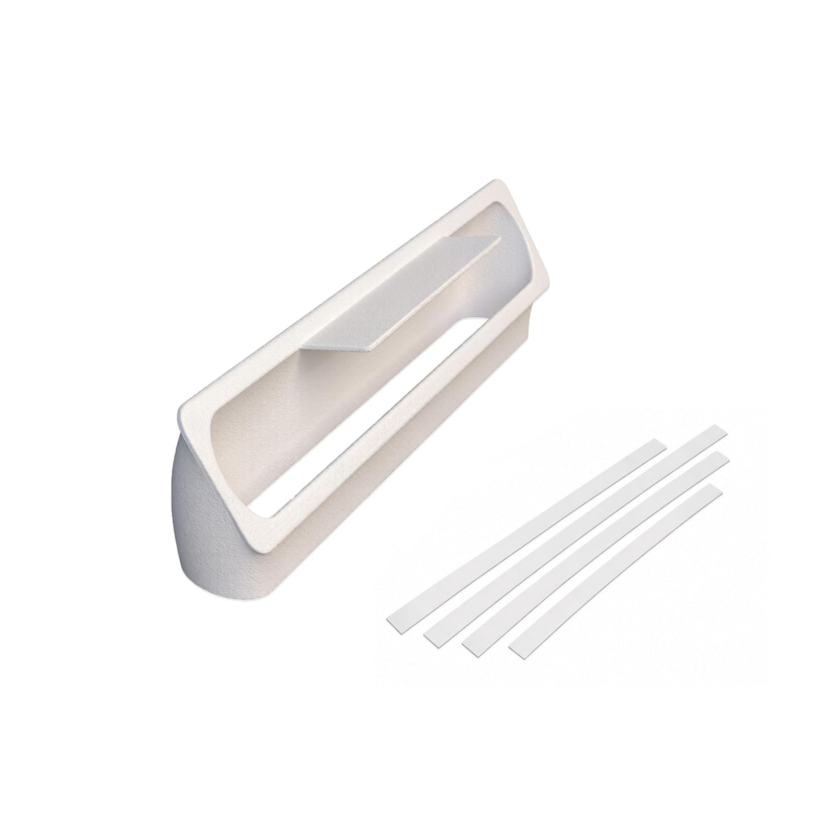 RV Rooftop AC Air Deflector White U10474