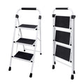 3 Step Ladder with Anti-Slip Pedal & Handrail X162