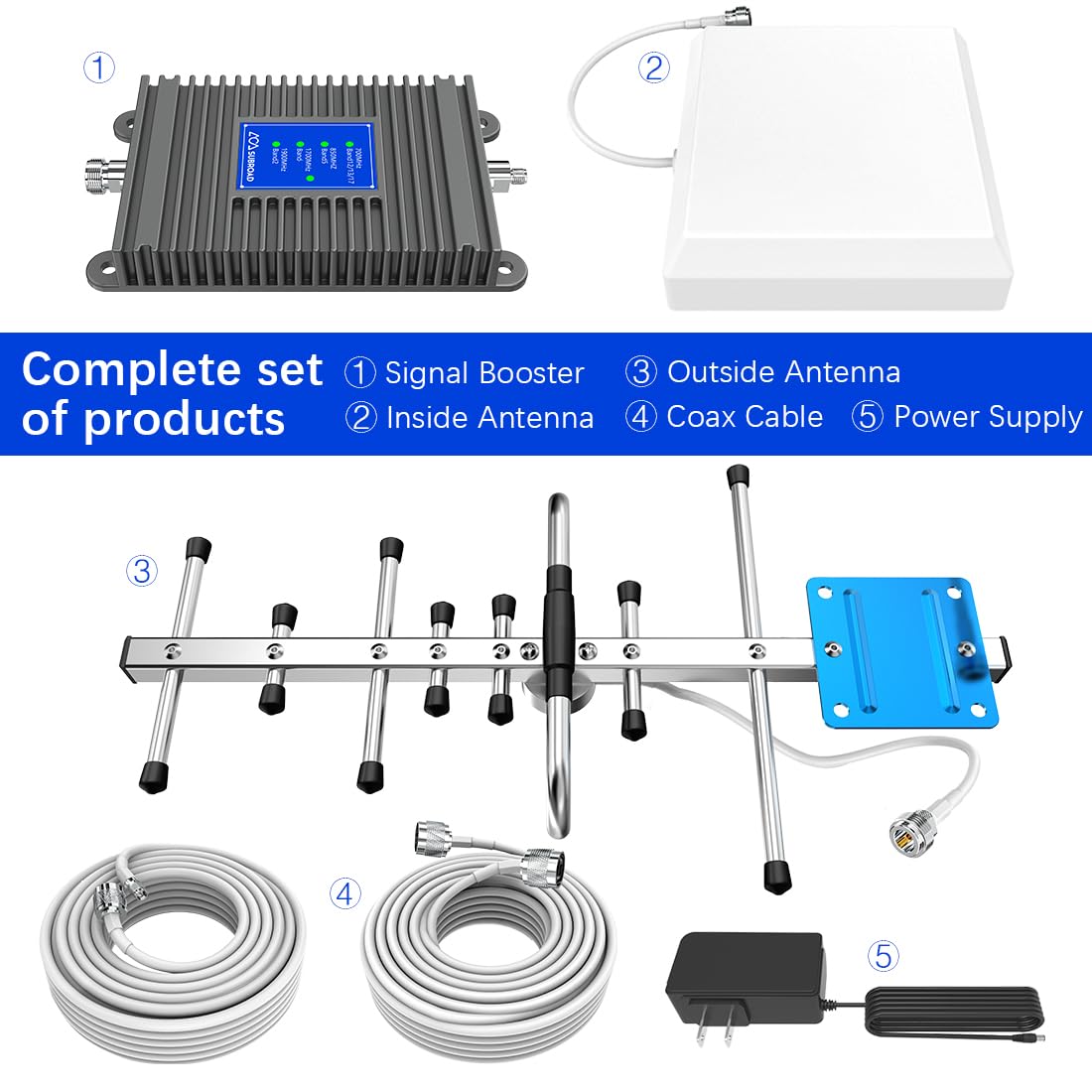 Cell Phone Signal Booster 5G 4G LTE 3G 2G U8417