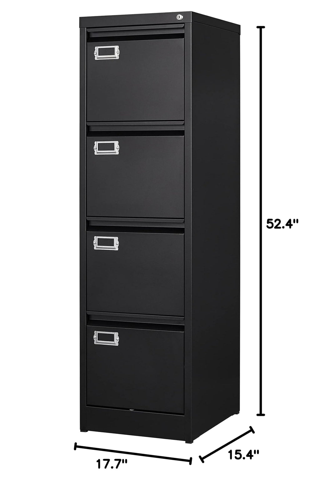 4 Drawer Lock Metal Vertical File Cabinet S94450