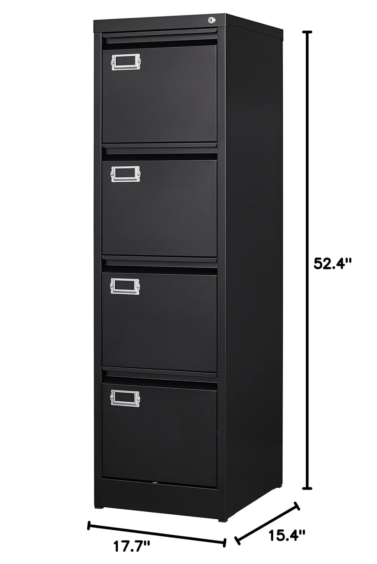 4 Drawer Lock Metal Vertical File Cabinet S94450