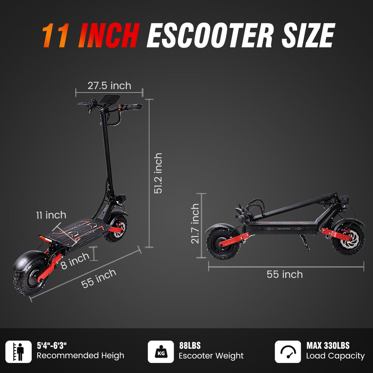 Electric Scooter with Seat T53593