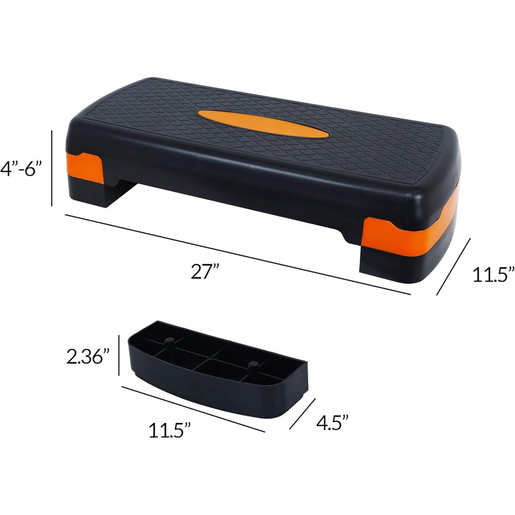 Adjustable Aerobic Step Platform with Risers N3967