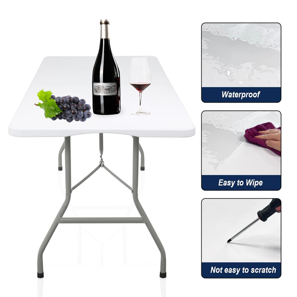 White Folding Table B786