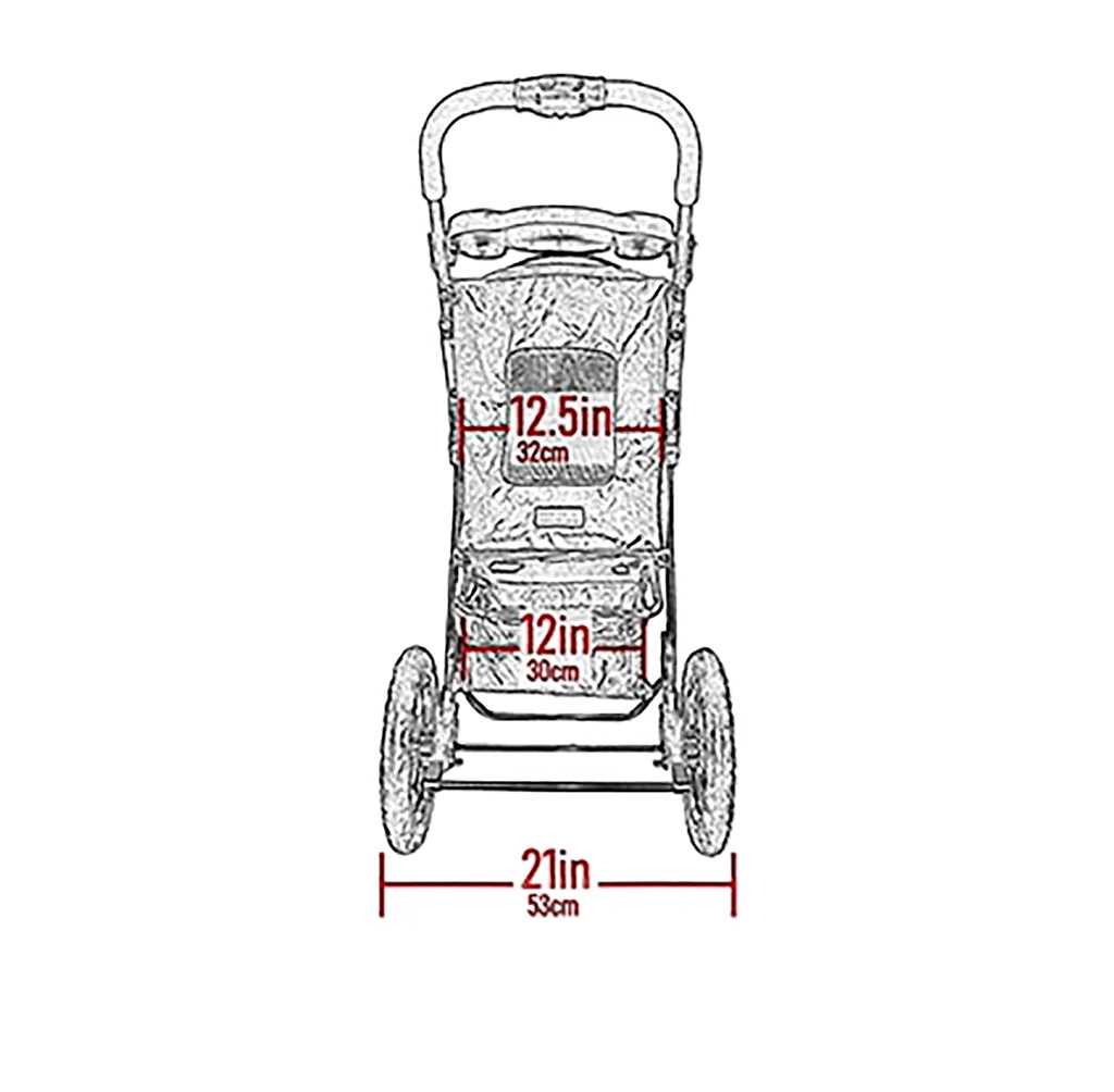 Spotted Pet Stroller E489