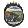 Black Bear Coaster Holder with 4 Coasters Set V30125