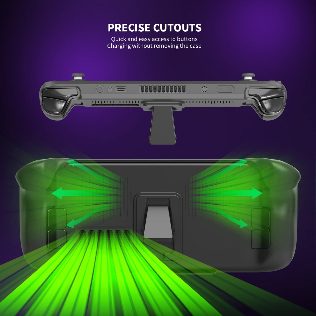 Ultra Slim TPU Protective Case with Front Cover for Steam Deck/OLED X5045