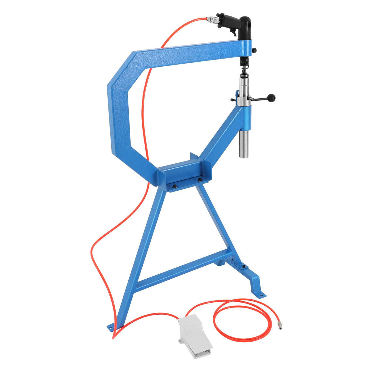 Pneumatic Planishing Hammer with 1" 2" 3" Anvils Dies and Foot Pedal H874903