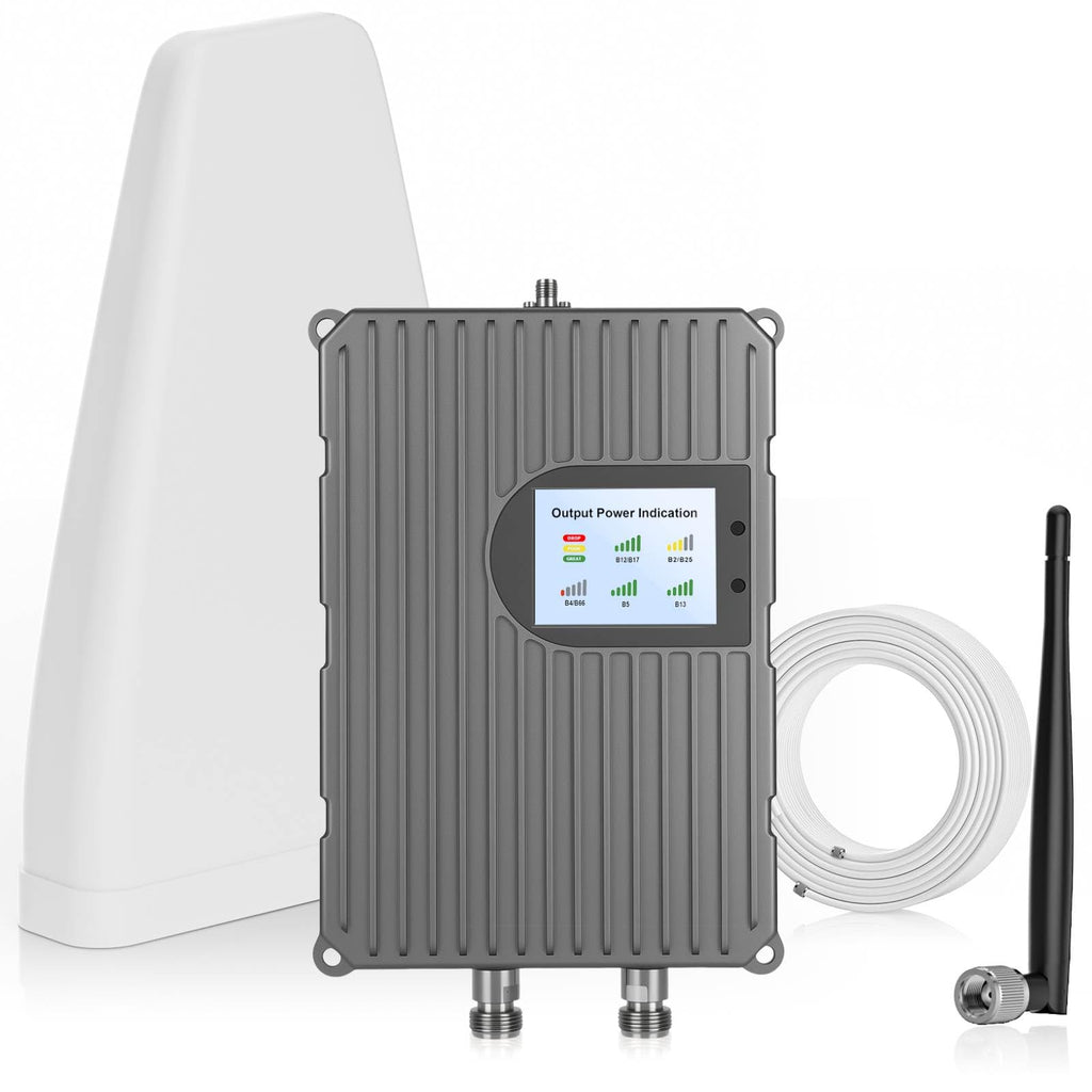 Cell Phone Signal Booster Up to 3000 Sq.Ft 4G LTE 5G Cellular Repeater N9641