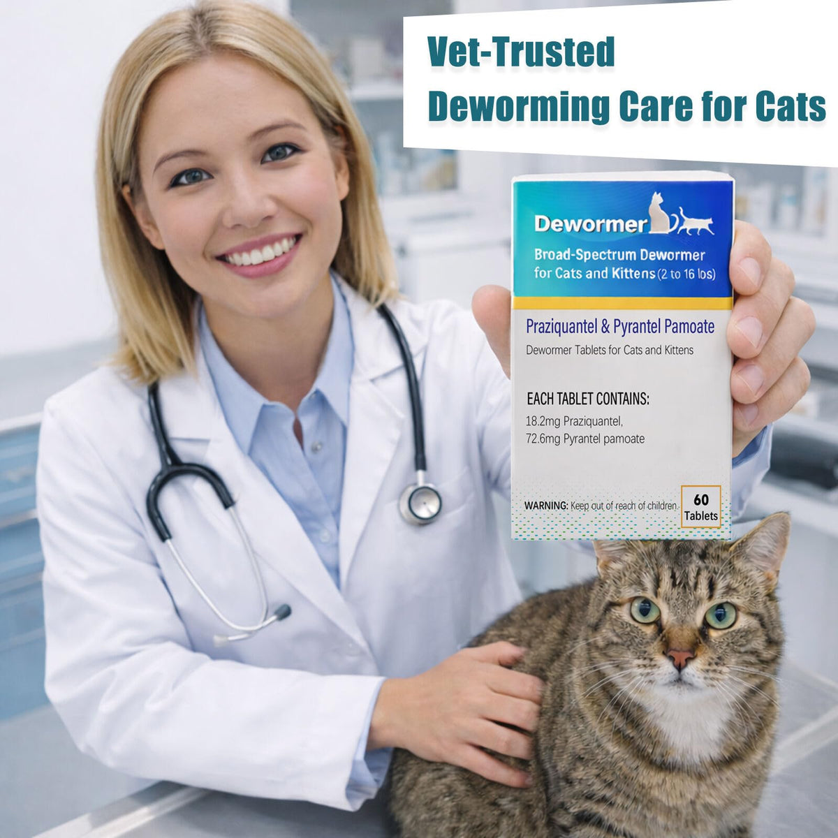 Dewormer for Cats and Kittens T8072