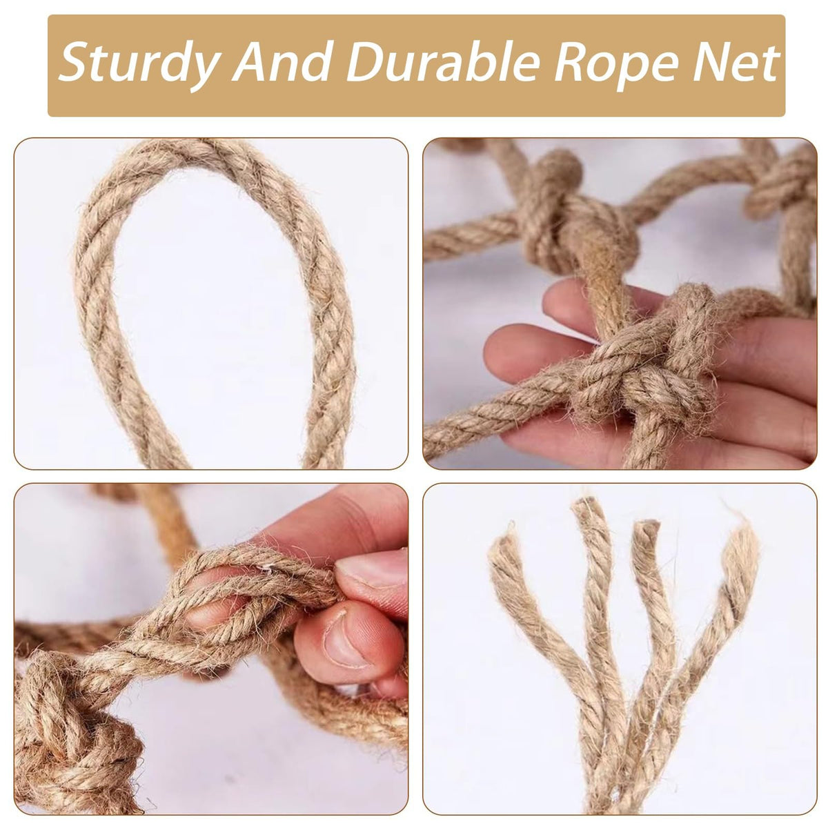 7x20ft Heavy-Duty Climbing Net T31746