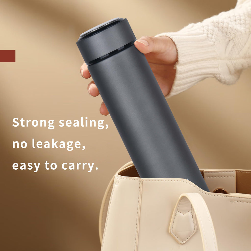 Vacuum Insulated 304 Stainless Steel Travel Mug with Lid 16 Oz Leak-Proof Tumbler F2071