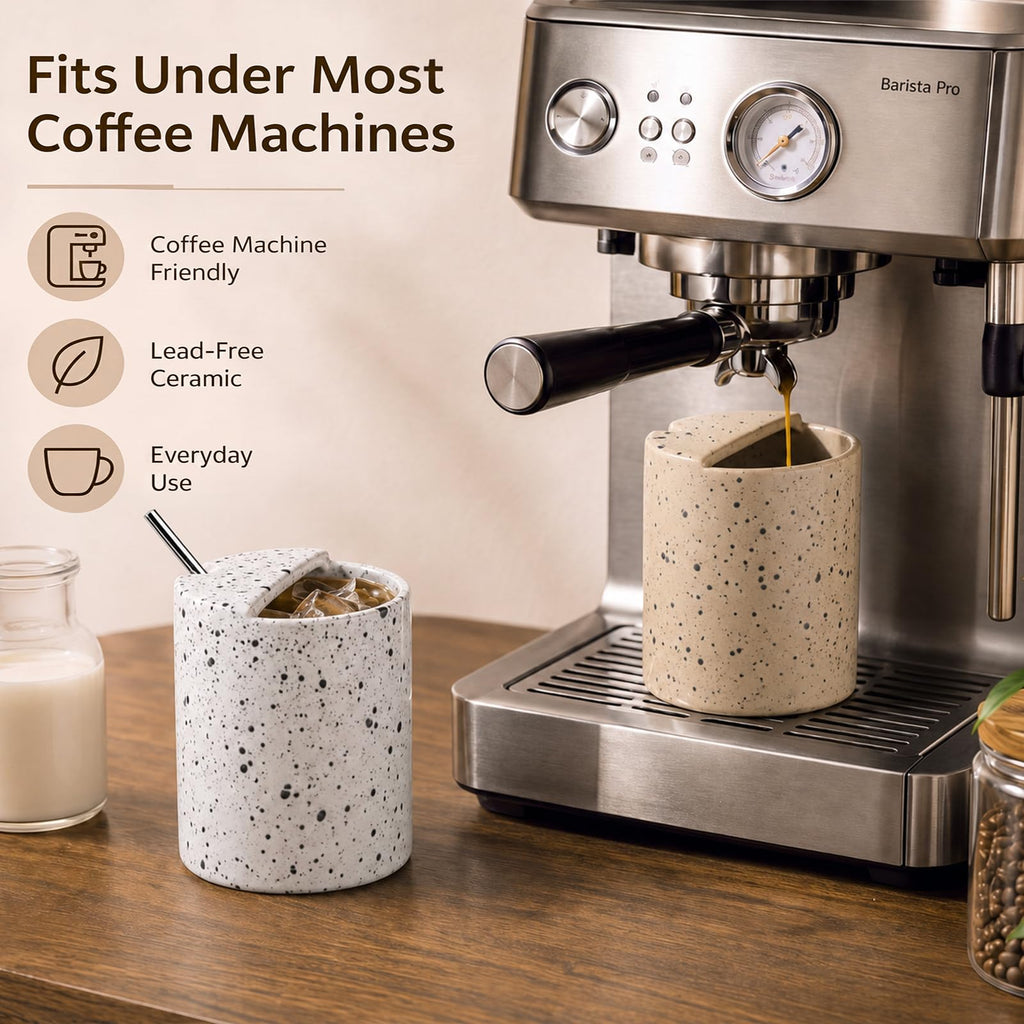 2 Pack 16 oz Ceramic Coffee Mug V130