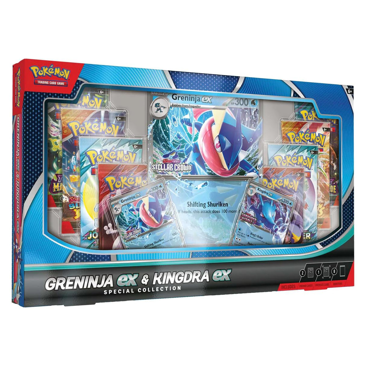 Pokemon TCG 8 Packs Promo Cards Special Collection Box N6873