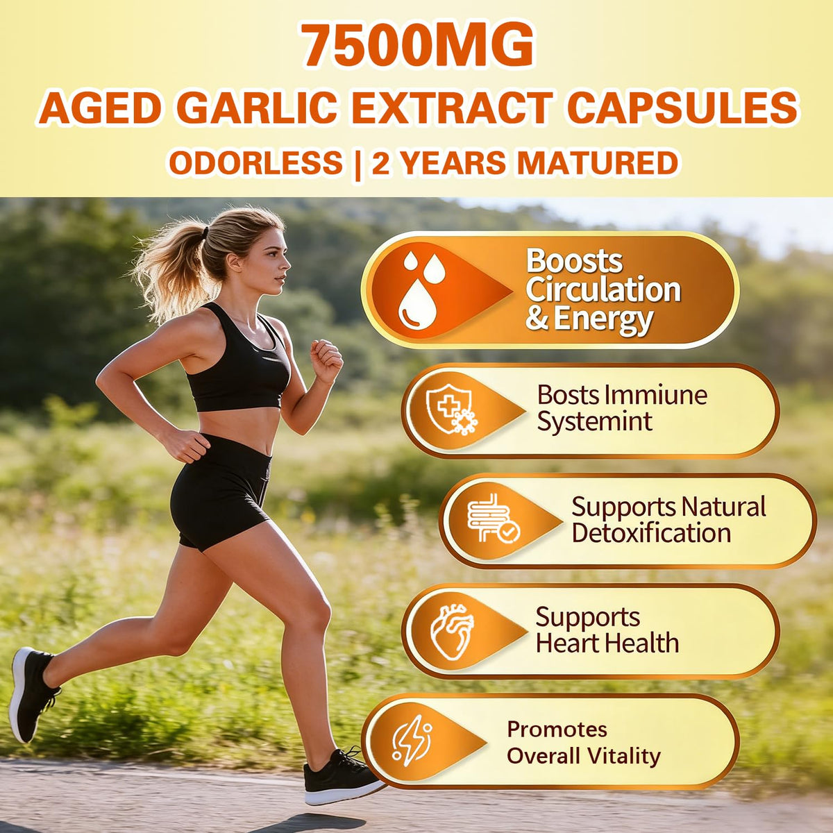 Odorless Organic Aged Garlic Extract Softgels 300 Count H53966