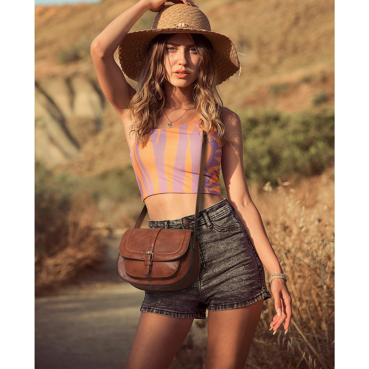 Crossbody Bags Vegan Leather N855209