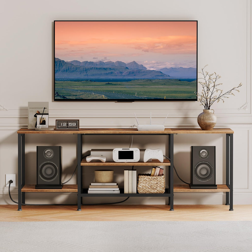 TV Stand with Power Outlets to 65 Inches Y3386