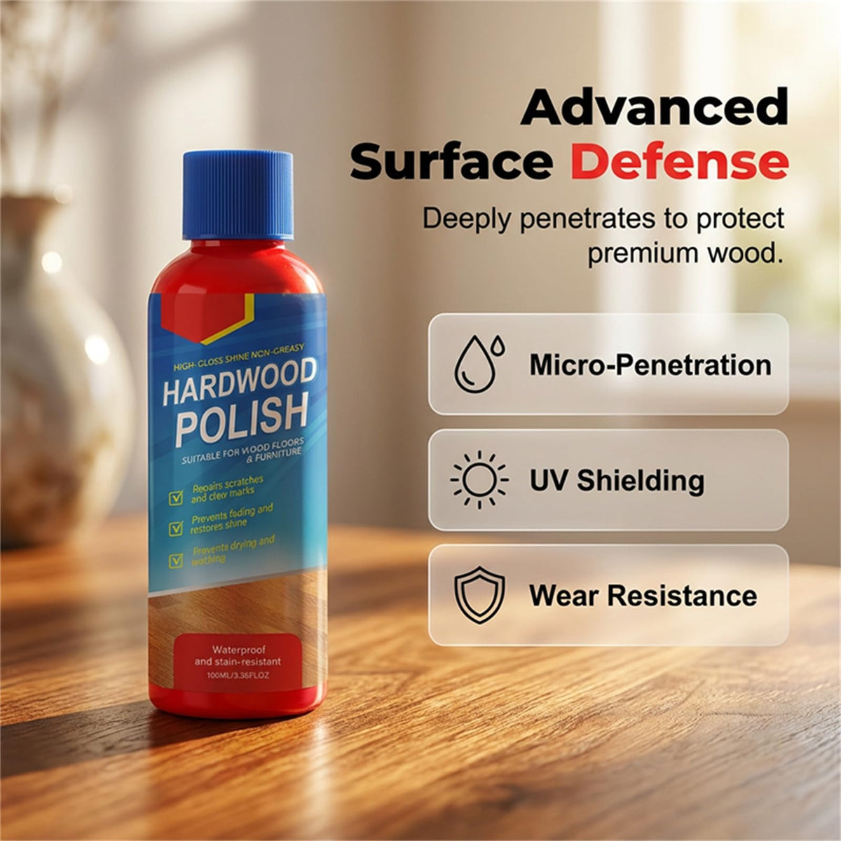 High-Gloss Wood Polish for Floors V514527
