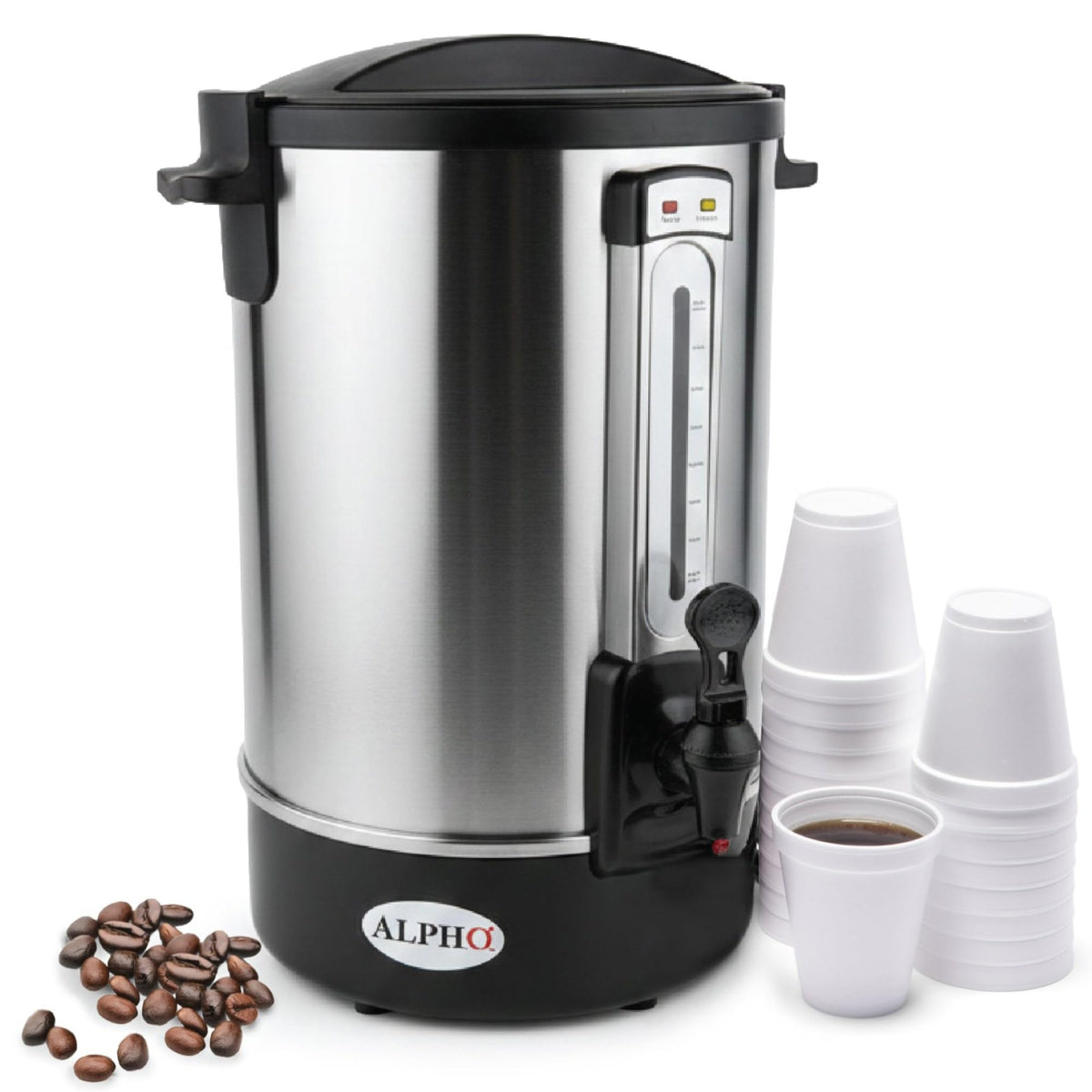 100 Cups Stainless Steel Electric Coffee Urn O56349