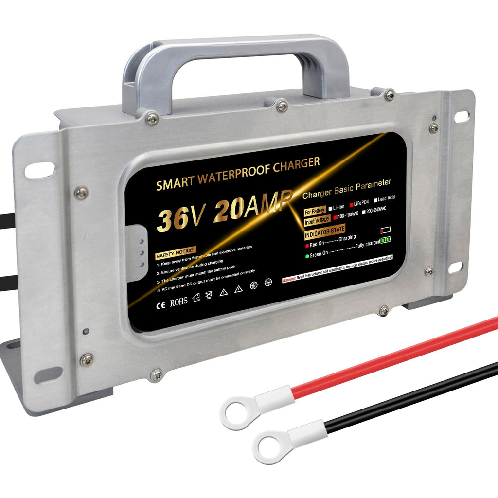 43.8V 20A Lithium Onboard Battery Charger IP67 Waterproof Smart Charger Y2638