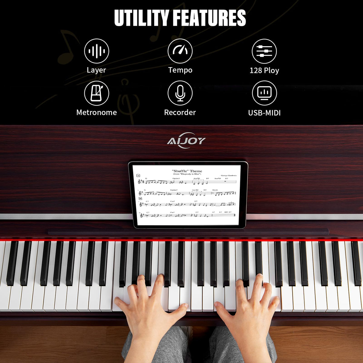 88 Key Weighted Digital Piano M7142