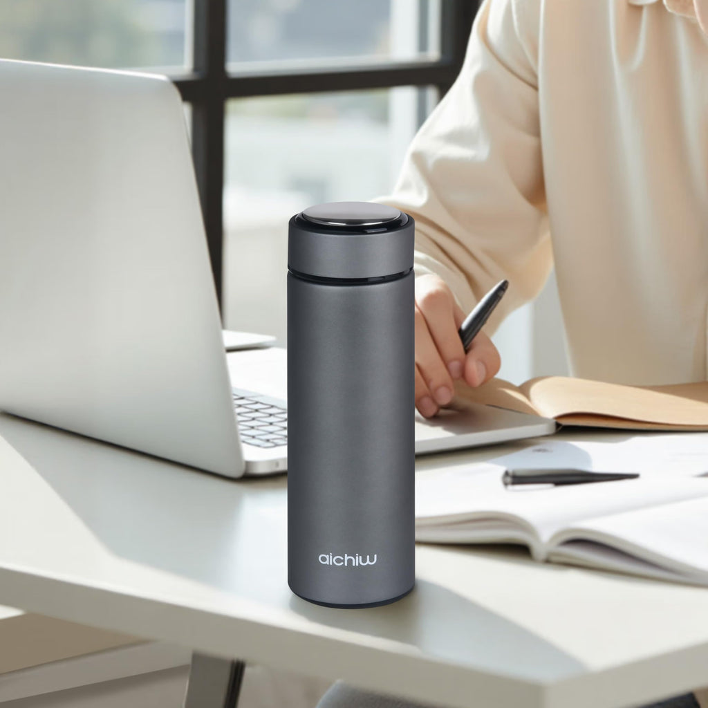 Vacuum Insulated 304 Stainless Steel Travel Mug with Lid 16 Oz Leak-Proof Tumbler F2071