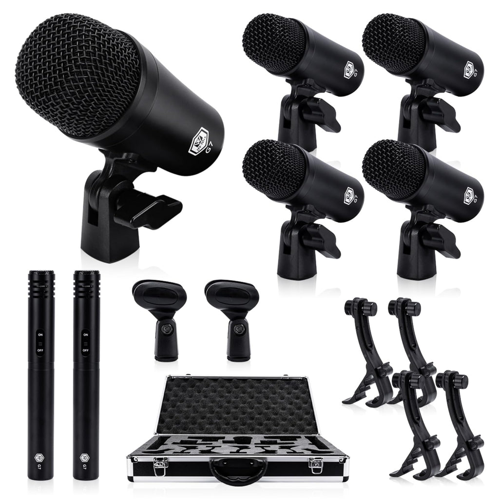 7-Piece Drum Mic Kit with XLR Outputs A468