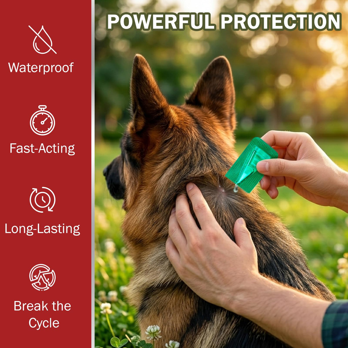 Flea and Tick Prevention for Large Dogs 45 to 88 lbs L6804