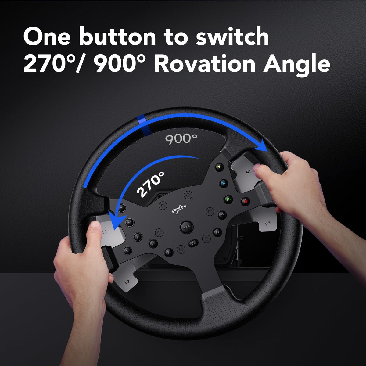 Force Feedback Racing Wheel with Pedals and Shifter K163118
