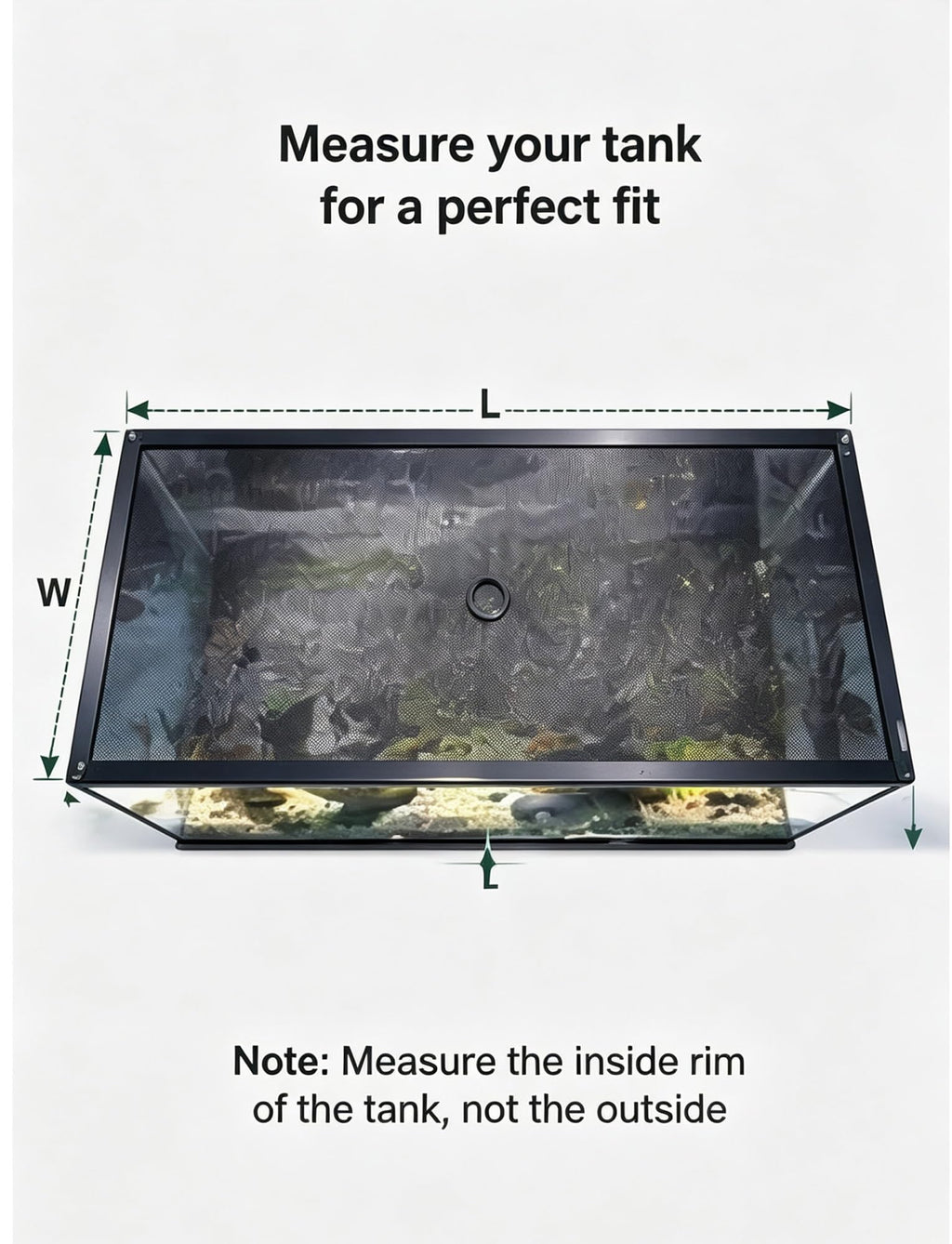 Aluminum Fish Tank Mesh Lid T8523