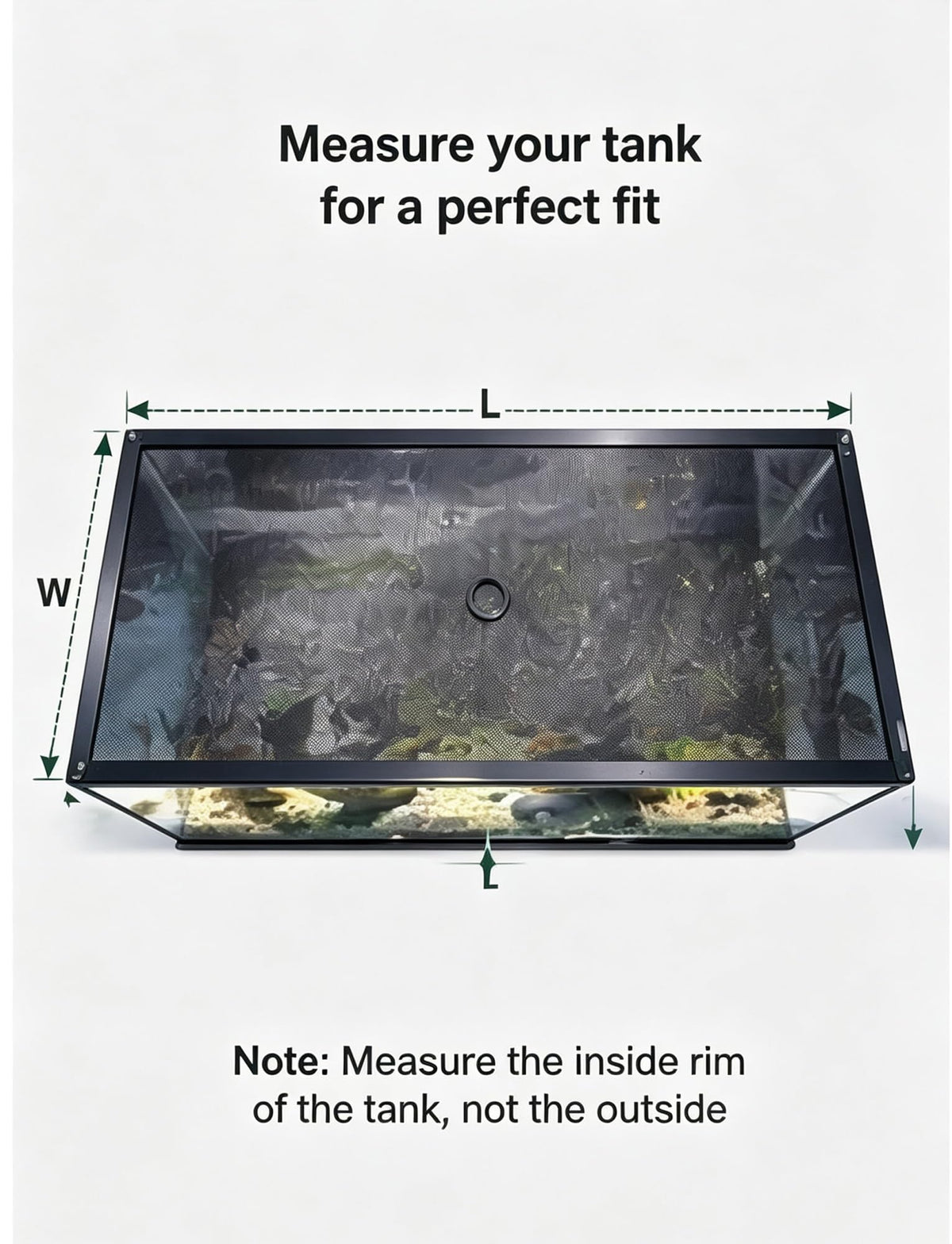 Aluminum Fish Tank Mesh Lid T8523