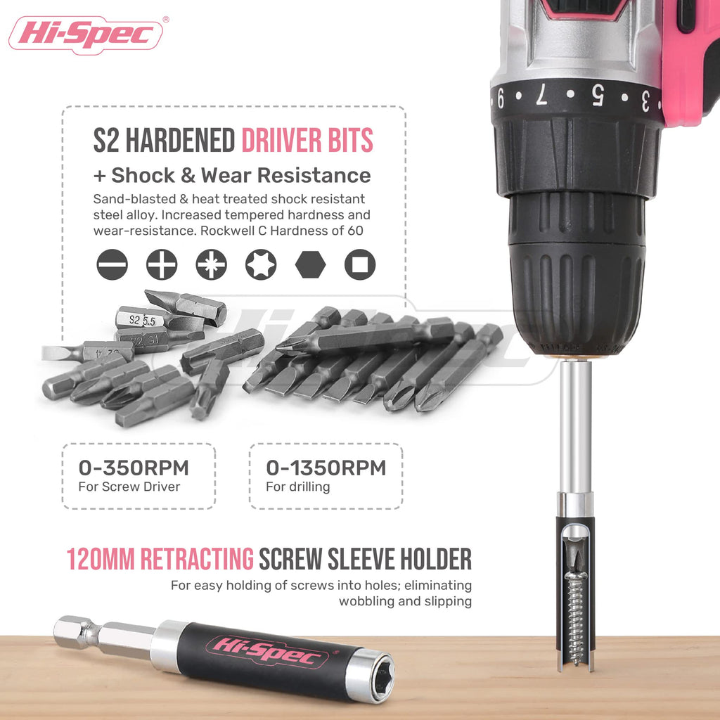 18V Cordless Drill Driver Set F7808
