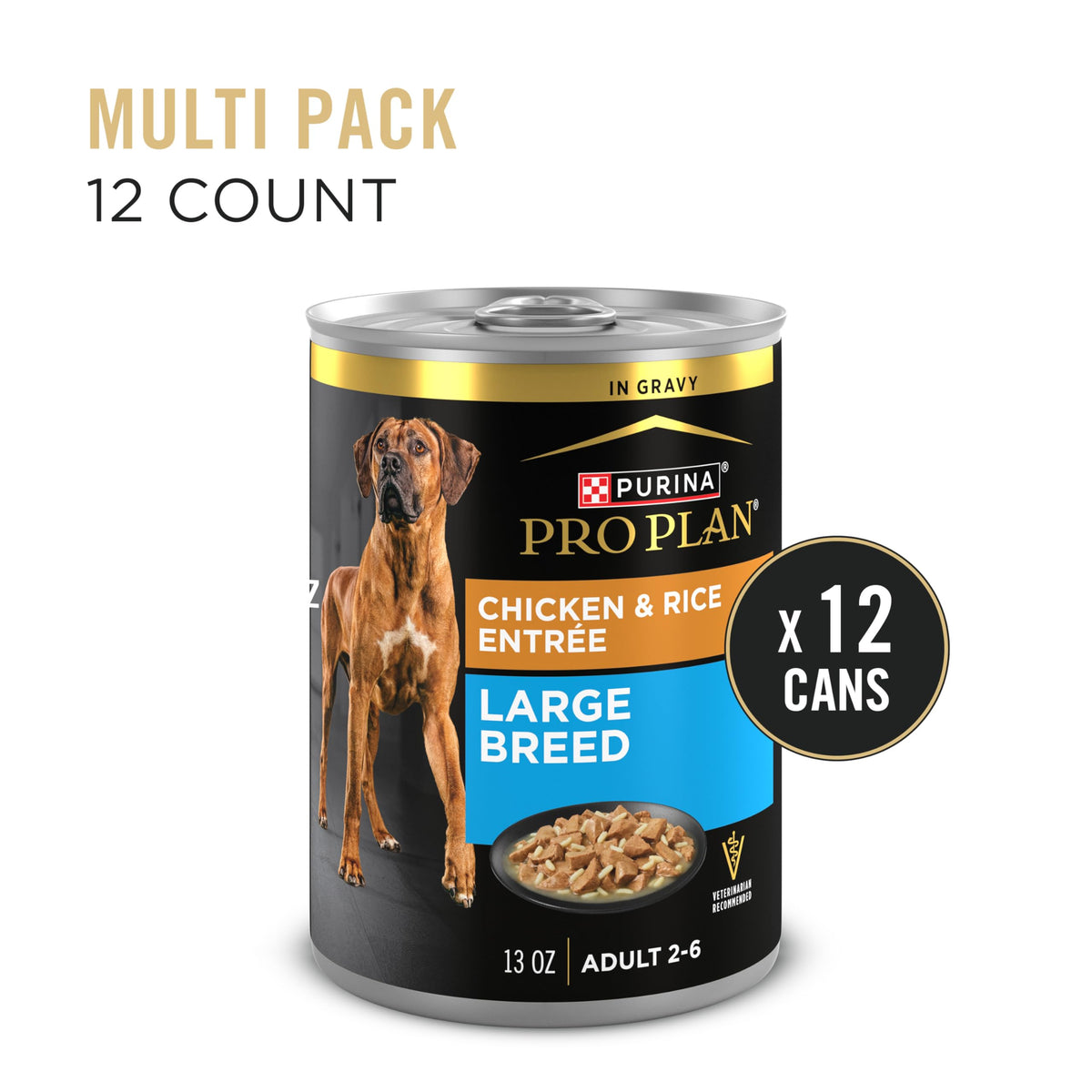 Chicken Gravy Wet Dog Food 13 oz I756847