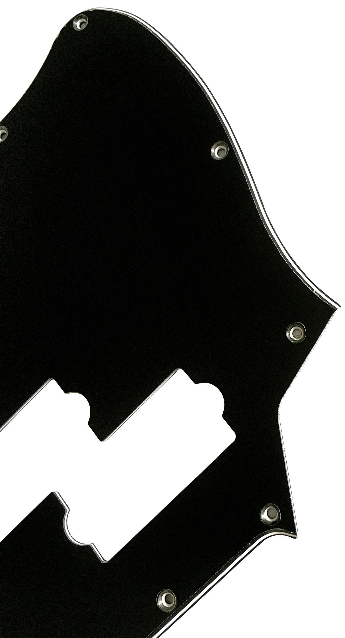 Electric Guitar Pickguard 3 Ply Black D49045
