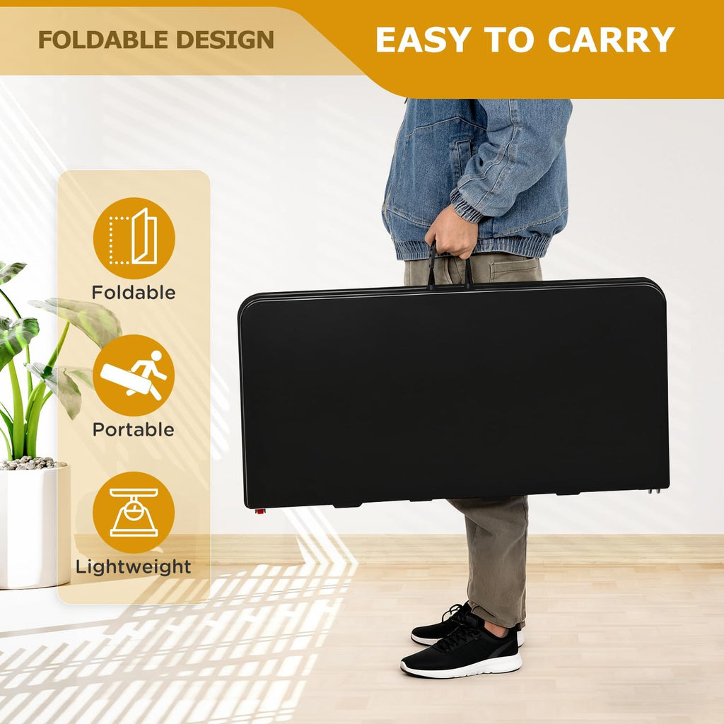 34" Black Folding Card Table I9246