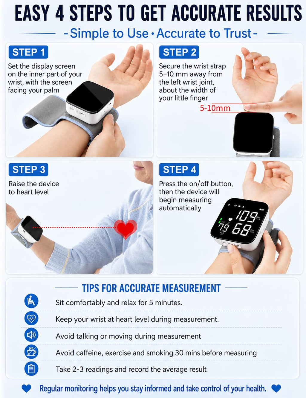 Wrist Blood Pressure Monitor L901585