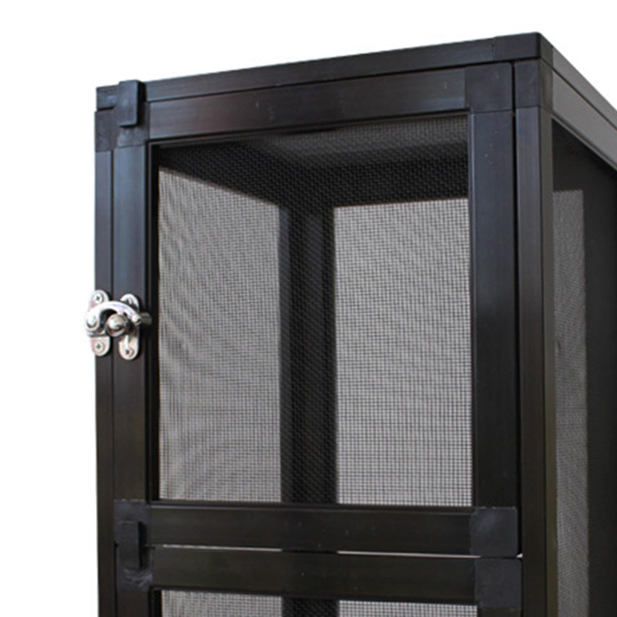 Black Aluminum Alloy Mesh Screen Habitat Cage K835