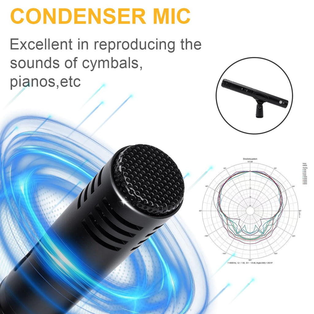 7-Piece Drum Mic Kit with XLR Outputs A468