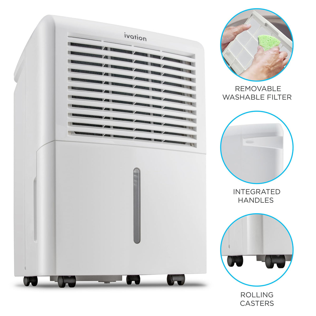 50 Pint Dehumidifier with Pump & Drain Hose D922563