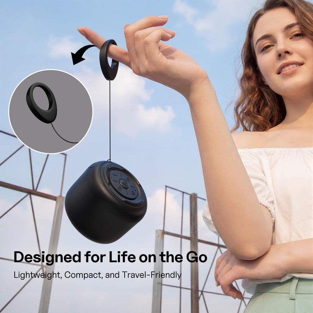 Portable Bluetooth Speakers with Strap Black B338